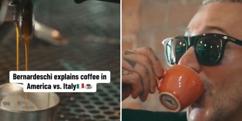 Bernardeschi e il caffè, le differenze in Italia e in America: il racconto è virale