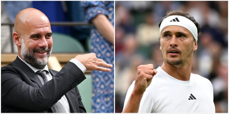 Zverev, siparietto con Guardiola a Wimbledon: “Se ti stanchi del calcio…”