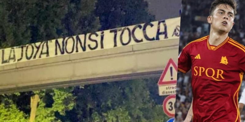 Dybala, altra scritta nella notte dei tifosi: “La Joya non si tocca”