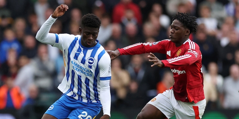 Brighton-Manchester United 2-1: Joao Pedro allo scadere. Gilmour e McTominay in campo