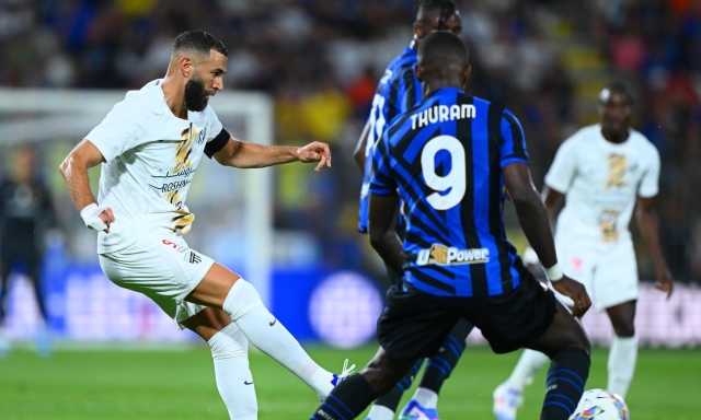 L'Inter dura solo venti minuti, l'Al Ittihad di Benzema vince 2-0 con la doppietta di Diaby