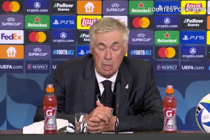 Ancelotti: "Complimenti all'Atalanta, giocare con loro è come andare dal dentista"