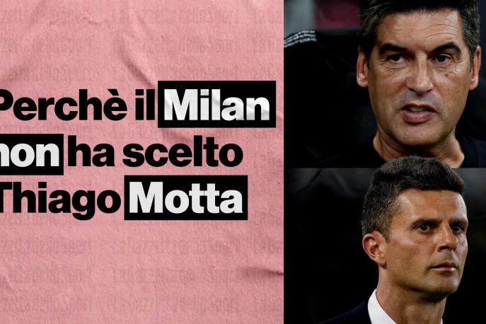 Perché il Milan ha preferito Fonseca a Thiago Motta