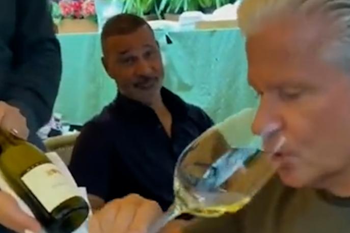 Gullit e il sommelier: da morire dal ridere