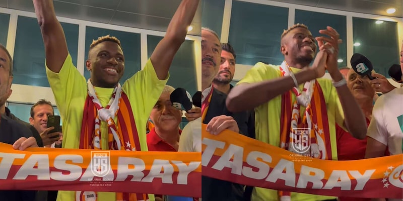 Osimhen, che accoglienza a Istanbul: “Bello essere qui, ho parlato con Mertens”