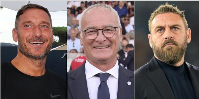 Ranieri su Totti e De Rossi: “Sono stupito, alla Roma manca un uomo di calcio”