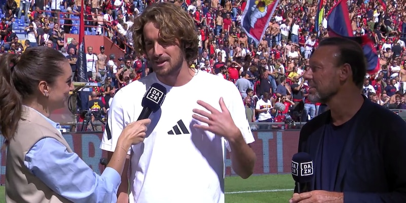 Tsitsipas svela: “Ecco perché sono tifoso del Genoa”