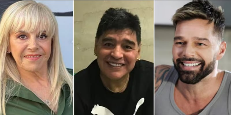 “Maradona ha messo Ricky Martin nel bagagliaio dell’auto”: il racconto della moglie