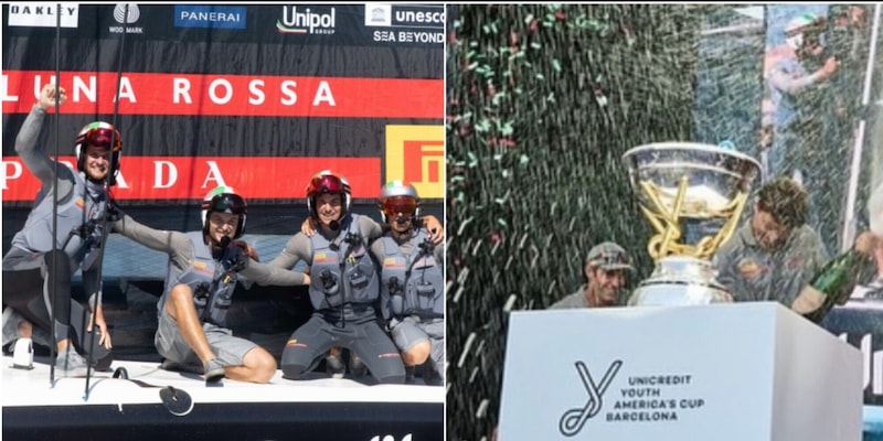 Mattia Gradoni campione con Luna Rossa, i complimenti della Roma sui social