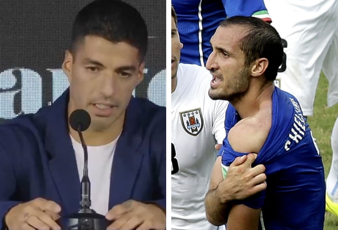 Suarez ricorda il morso a Chiellini: "C'è una cosa che mi fa paura"