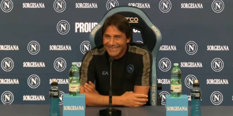 Conte diretta prima di Cagliari-Napoli: segui la conferenza di oggi LIVE