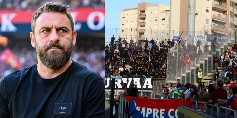 Giudice Sportivo, una giornata di stop per De Rossi. Multate Cagliari e Napoli