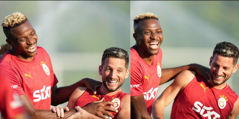 Osimhen ritrova Mertens: risate all’allenamento con il Galatasaray