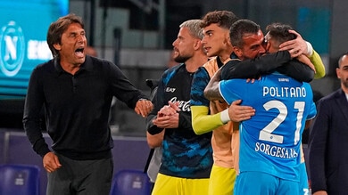 Il Napoli di Conte si prende la vetta della Serie A: Politano e Kvara, Monza ko