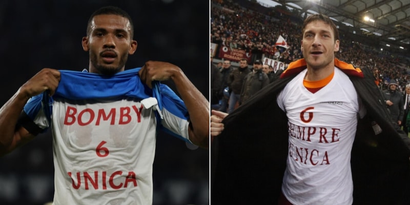 Napoli, Juan Jesus segna e ‘copia’ Totti nell’esultanza con la scritta “6 unica”