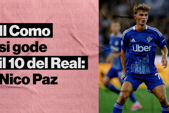 Il numero 10 del Real Madrid gioca in Serie A: così Nico Paz si prenderà il Como