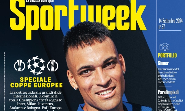 Su Sportweek lo Speciale coppe europee, i volti della nuova Champions e Super Sinner