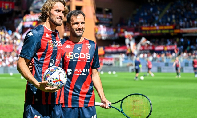 Tsitsipas a Marassi per il Genoa, ma anche Paul-Lazio e… quando i tennisti tifano le italiane