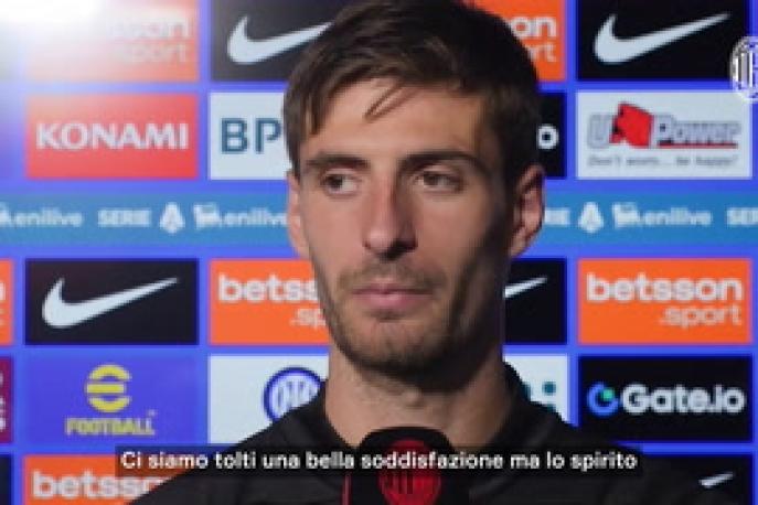 Gabbia: "Il gol è stato perfetto, ma da domani…"