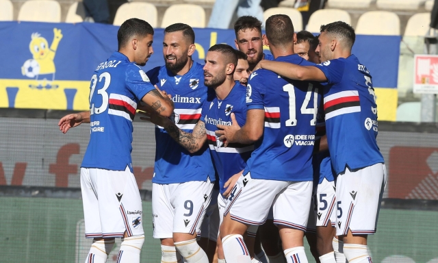 Cade il Pisa capolista, la Samp dopo il derby di Coppa vince anche a Modena. Tutto facile per il Cesena