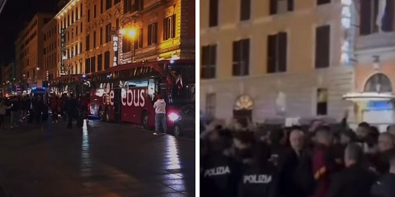 Roma, dura contestazione a Termini: cosa è successo nella notte con la squadra