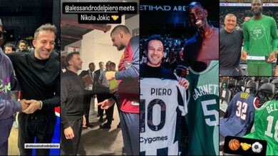 Del Piero tra Jokic e Garnett: stelle di calcio e Nba insieme, dove e perché