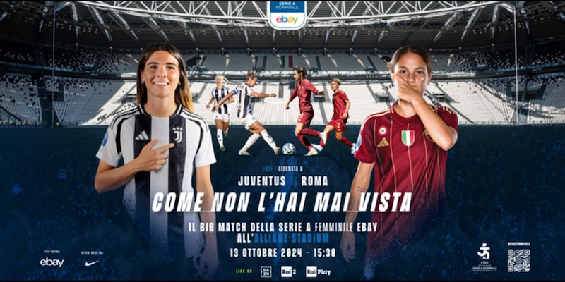 Juve-Roma femminile allo Stadium: oltre 30mila spettatori per la sfida dell’anno