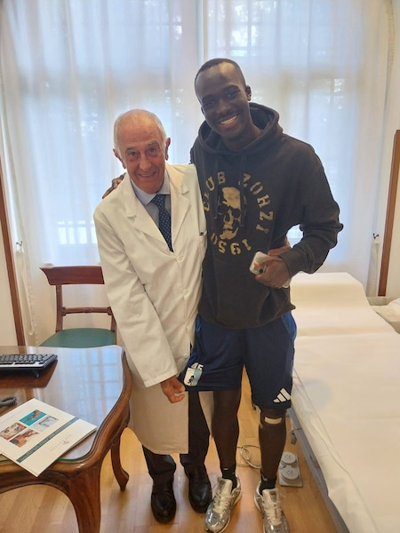 Virtus Entella, procede il recupero di Alioune Thioune