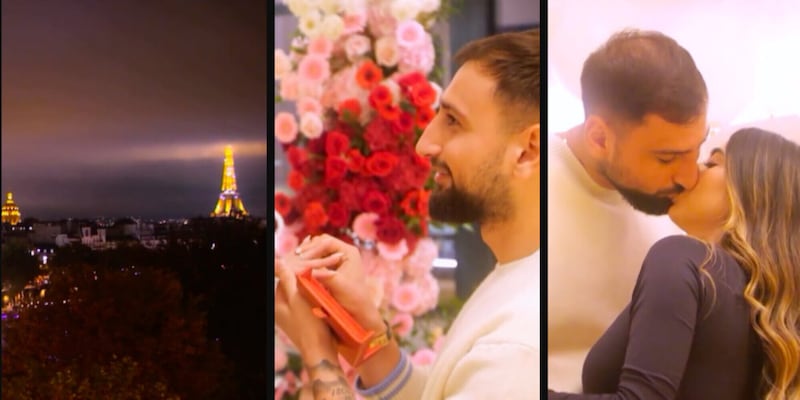 Donnarumma si sposa: proposta di matrimonio incredibile vista Torre Eiffel