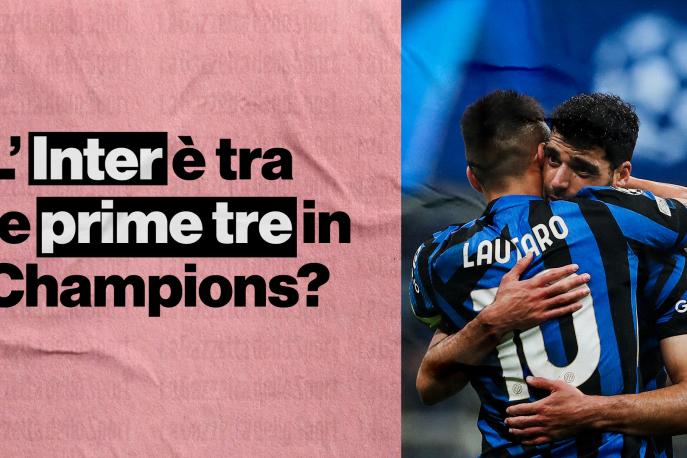 L'Inter è tra le prime tre squadre in Champions League?