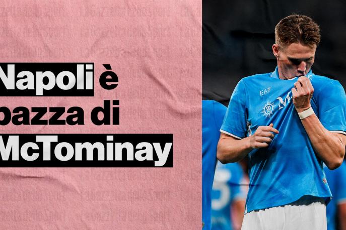 McTominay, un bacio e un gol-lampo per far innamorare Napoli