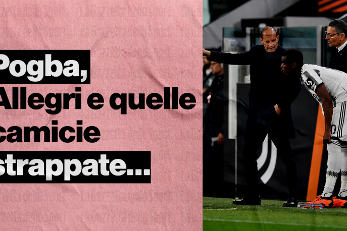 Pogba e la battuta ad Allegri: "Mister, quante camicie ti servono?"