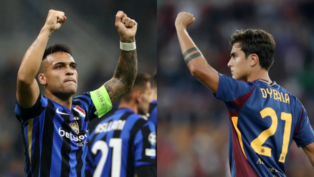 Un tango all'Olimpico: Roma-Inter è Lautaro-Dybala, argentini contro