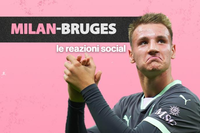 Champions League, Milan-Bruges 3-1: le reazioni social