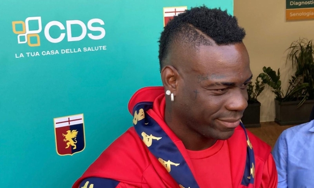 Genoa, ecco Balotelli: "Non voglio parlare ma giocare. Vedrete se ho il fuoco dentro o no…"