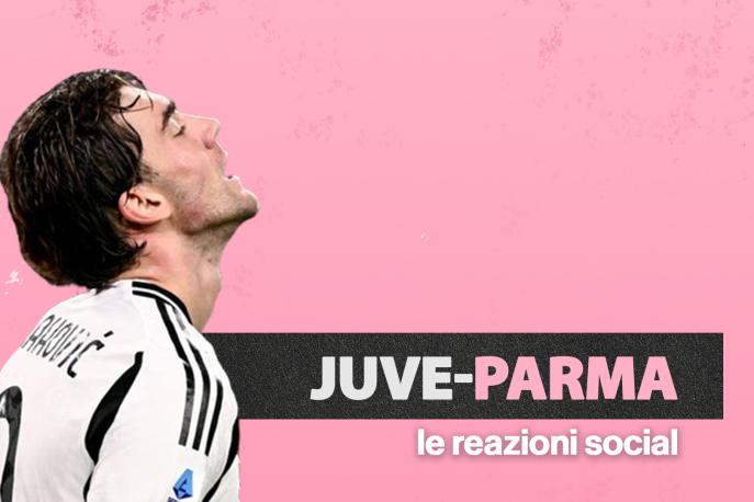 Juventus-Parma 2-2, le reazioni social