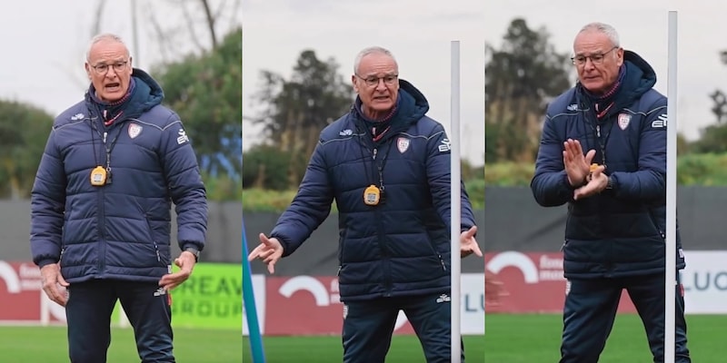 Roma, così allena Ranieri: torna virale il video dell'allenamento a Cagliari