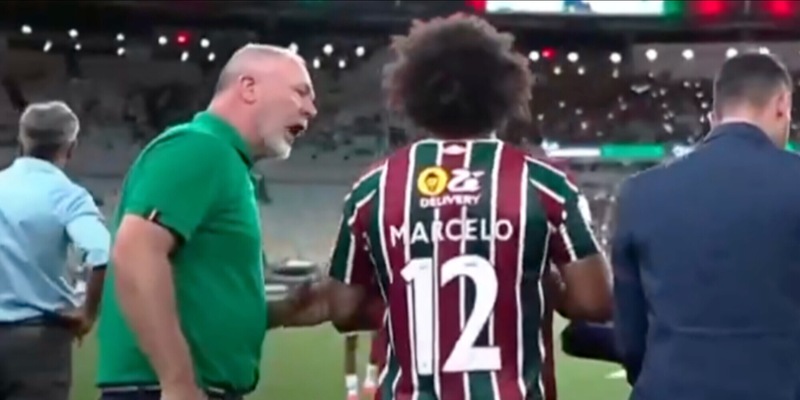 Marcelo litiga con l’allenatore prima di entrare in campo: rispedito in panchina