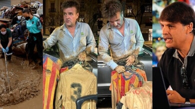 Alluvione Spagna, quelle maglie del Valencia salvate dal fango e il dolore di Morientes