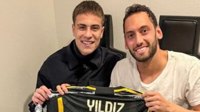 Yildiz-Calhanoglu oltre Juve-Inter: il gesto del nerazzurro fuori dal campo