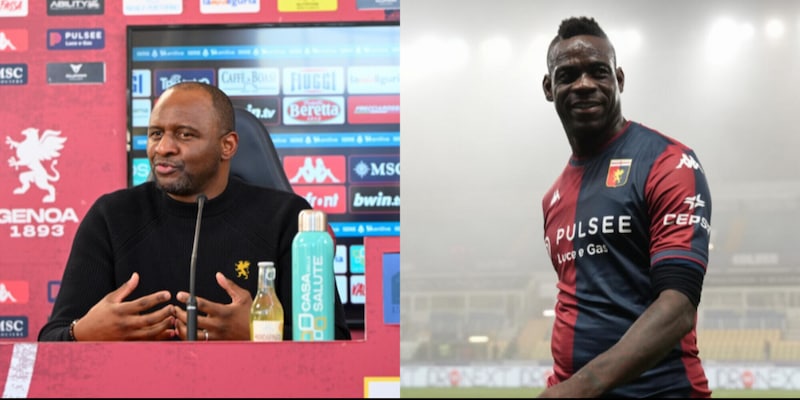 Vieira, il Genoa e Balotelli: “Me l’aspettavo come prima domanda…”