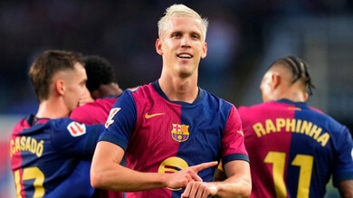 Dani Olmo show, tris Barcellona all’Espanyol. Vince anche l’Atletico