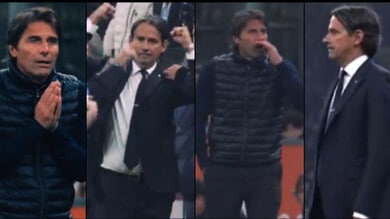 “Ci avete provato”: Conte furia in campo, Inzaghi prima festeggia e poi…