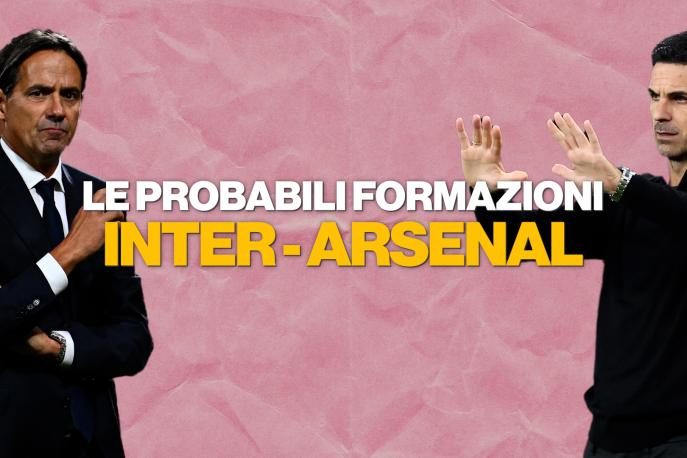 Champions League, Inter-Arsenal: le probabili formazioni