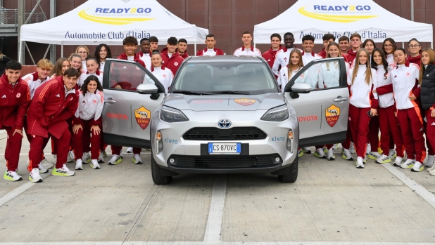 AS Roma, Toyota e Automobile Club Roma per la sicurezza dei giovani